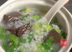 粤式-猪红生菜粥的做法图解9