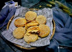 酥掉渣的芝麻糖烧饼