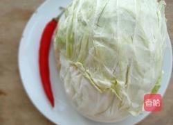 醋溜包菜的做法图解1