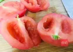 Illustration of how to make tomato and egg dumplings 5