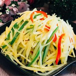 川式-双椒土豆丝的做法[图]