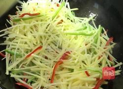 川式-双椒土豆丝的做法图解5