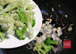 ＃河北菜＃火腿炒双花的做法图解9