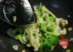 ＃河北菜＃火腿炒双花的做法图解11