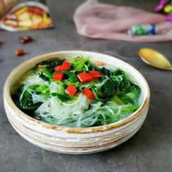 菠菜粉丝汤的做法[图]