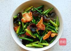 蒜薹木耳炒肉的做法图解6