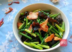 蒜薹木耳炒肉的做法图解7