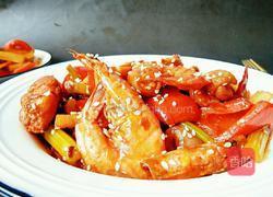 素食干锅虾的做法图解14