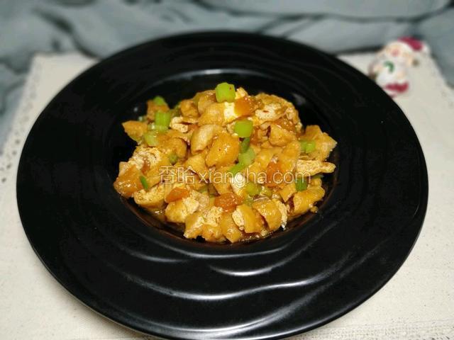 茄汁焖油豆腐