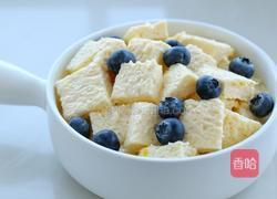焗烤蓝莓吐司布丁的做法图解4