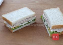 金枪鱼奶酪三明治的做法图解8