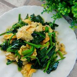 菠菜炒鸡蛋的做法[图]