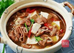 砂锅大肠炖豆腐的做法图解10