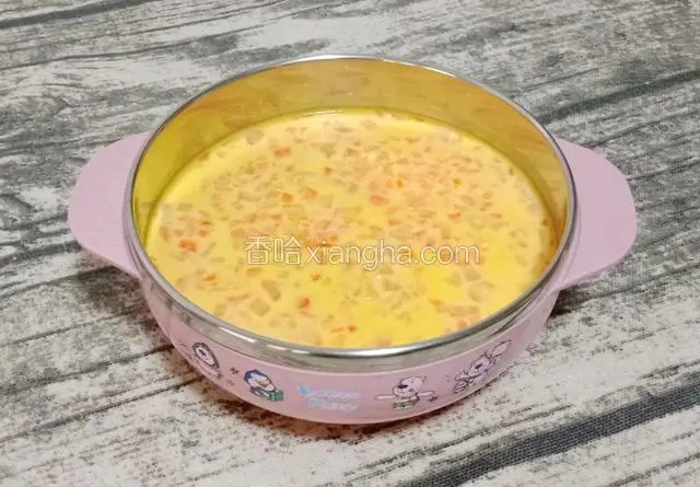 补铁米饭蛋羹 (宝宝辅食）