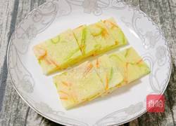 时蔬米饭蛋饼 (宝宝辅食）的做法图解11