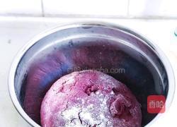 桑椹果渣玫瑰花馒头的做法图解1