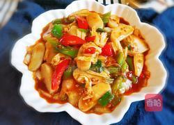 白菜辣炒年糕的做法图解1