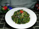 素炒红苋菜