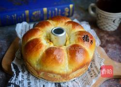 蜜豆花形面包的做法图解8