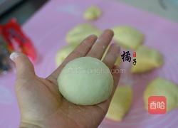 蜜豆花形面包的做法图解5