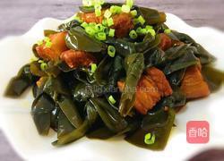 ＃东北＃五花肉炖海带扣的做法图解10