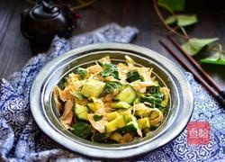 凉拌黄瓜豆腐皮的做法图解6