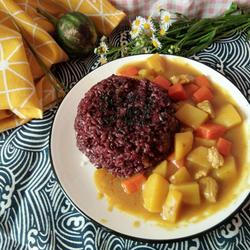 紫米咖喱饭的做法[图]