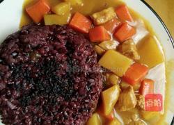 紫米咖喱饭的做法图解10