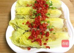 粤式-蒜蓉粉丝蒸娃娃菜的做法图解14