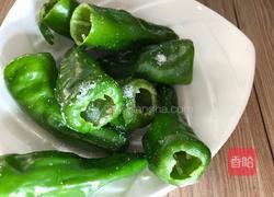 青椒酿肉的做法图解2