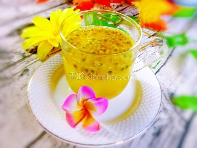 百香果蜂蜜茶