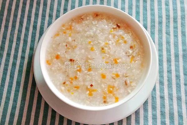 胡萝卜香菇鸡肉粥 (宝宝辅食）