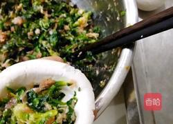 荠菜肉汤圆的做法图解4