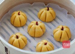 巧克力糯米南瓜糕的做法图解9