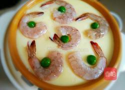 豌豆虾仁蒸蛋的做法图解6