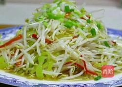 爆炒辣豆芽的做法图解4