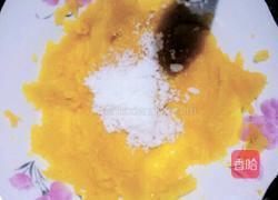 南瓜糯米豆沙包的做法图解2