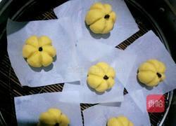 南瓜糯米豆沙包的做法图解12