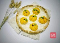 南瓜糯米豆沙包的做法图解14