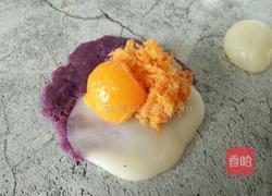多彩麻薯蛋黄酥的做法图解13