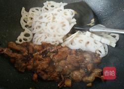 莲藕炒肉的做法图解5