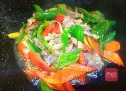 青椒牛柳的做法图解12