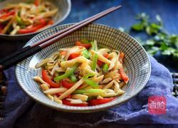 彩椒炒杏鲍菇的做法图解10