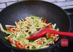 彩椒炒杏鲍菇的做法图解9