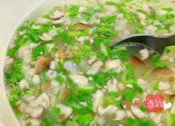 蟹味菇虾粥的做法图解6