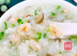 蟹味菇虾粥的做法图解8