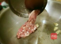香菜炒肉丝的做法图解4