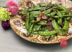 粤式－荷兰豆香菇炒腊肉的做法图解10