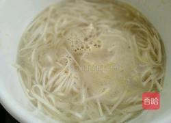 白菜素面的做法图解4