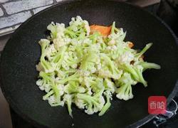 肉炒菜花的做法图解5